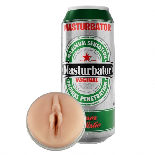 Мастурбатор-вагина Heineken Vagina II - Adrien Lastic - в Мытищах купить с доставкой