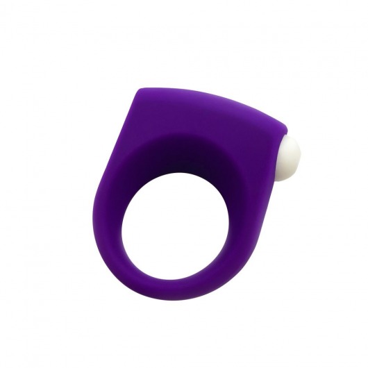 Фиолетовое эрекционное кольцо Puggle Vibrating Ring with Bullet - Adrien Lastic - в Мытищах купить с доставкой