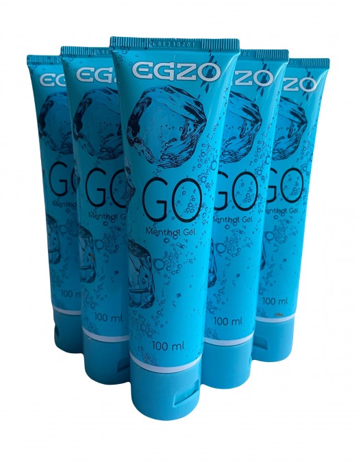 Набор из 5 пролонгирующих лубрикантов на водной основе Egzo Go (по 100 мл.) - EGZO - купить с доставкой в Мытищах