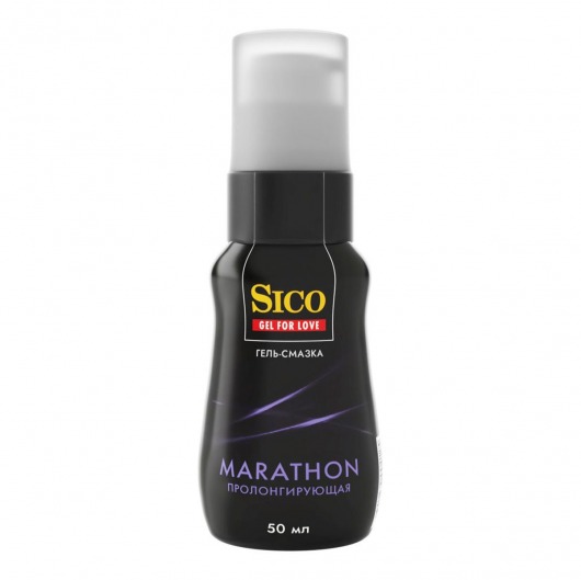 Пролонгирующая гель-смазка Sico Marathon - 50 мл. - Sico - купить с доставкой в Мытищах