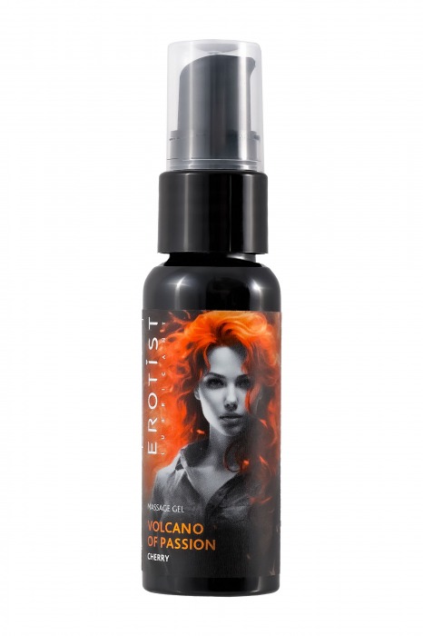 Гель с эффектом вибрации Volcano Of Passion со вкусом вишни - 25 мл. - Erotist Lubricants - купить с доставкой в Мытищах