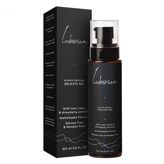 Интимный гель с экстрактами нони, нима и клубники Luberium Delicate Waterbased - 100 мл. - Luberium - купить с доставкой в Мытищах
