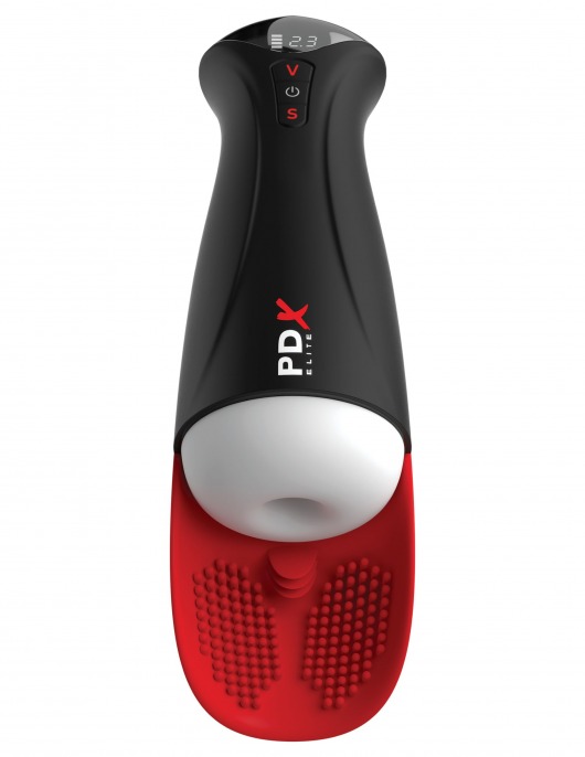 Мастурбатор в колбе с вибрацией Fuck-O-Matic Pro XL - Pipedream - в Мытищах купить с доставкой