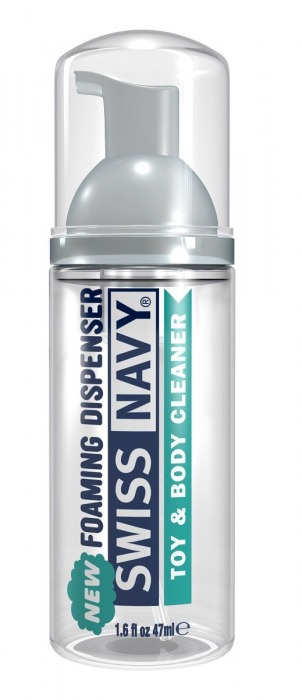 Очищающая пенка для игрушек и тела Toy   Body Cleaner Foamer - 47 мл. - Swiss navy - купить с доставкой в Мытищах