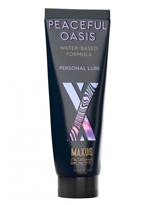 Интимный гель на водной основе MAXUS Peaceful Oasis - 75 мл. - Maxus - купить с доставкой в Мытищах