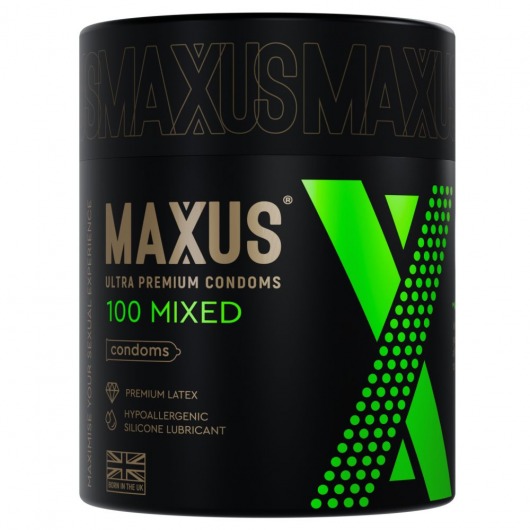 Презервативы MAXUS Mixed - 100 шт. - Maxus - купить с доставкой в Мытищах