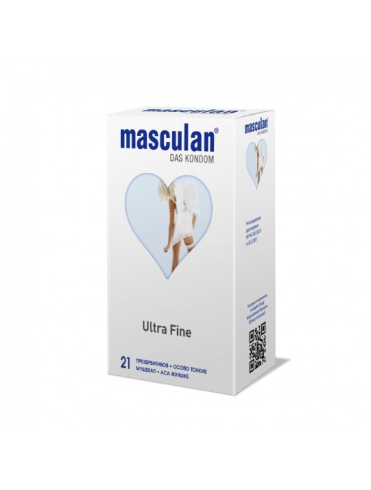 Особо тонкие презервативы Masculan Ultra Fine - 21 шт. - Masculan - купить с доставкой в Мытищах