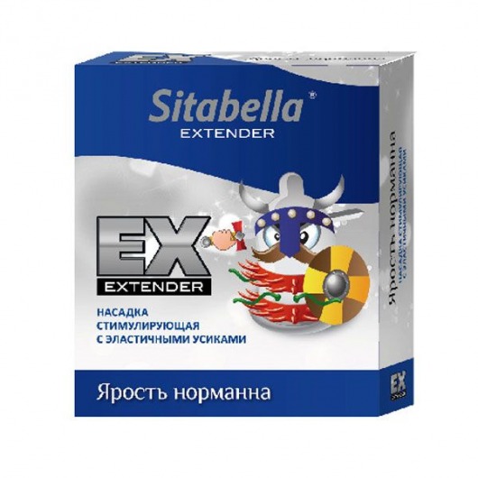 Стимулирующая насадка Sitabella Extender  Ярость норманна - Sitabella - купить с доставкой в Мытищах