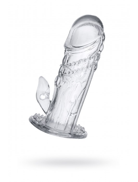 Прозрачная насадка на пенис Uco - 13 см. - A-toys - в Мытищах купить с доставкой