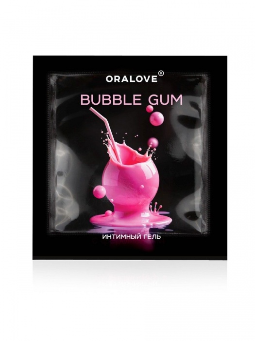 Саше съедобной оральной смазки OraLove с ароматом бабл-гам - 3 гр. - Биоритм - купить с доставкой в Мытищах