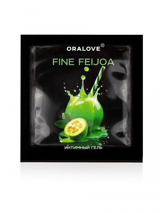 Саше съедобной оральной смазки OraLove с ароматом фейхоа - 3 гр. - Биоритм - купить с доставкой в Мытищах