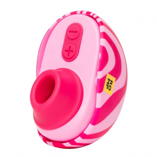 Розовый бесконтактный клиторальный стимулятор Romp Spin - ROMP