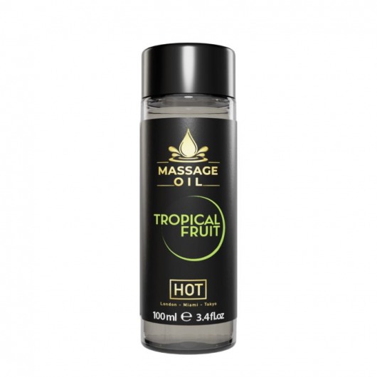 Массажное масло c ароматом тропических фруктов Massage Oil - 100 мл. - HOT - купить с доставкой в Мытищах