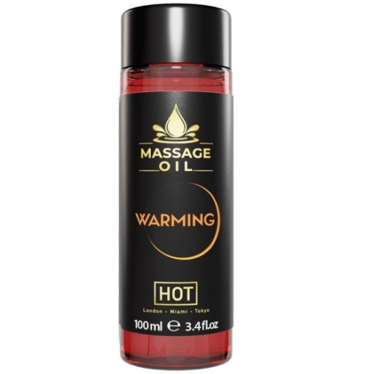 Массажное масло с согревающим эффектом Massage Oil Warming - 100 мл. - HOT - купить с доставкой в Мытищах