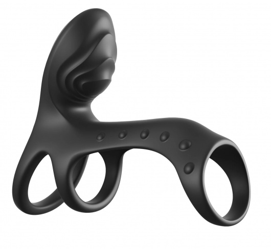 Черная насадка на пенис Ultimate Couples Cage Pro - Pipedream - в Мытищах купить с доставкой