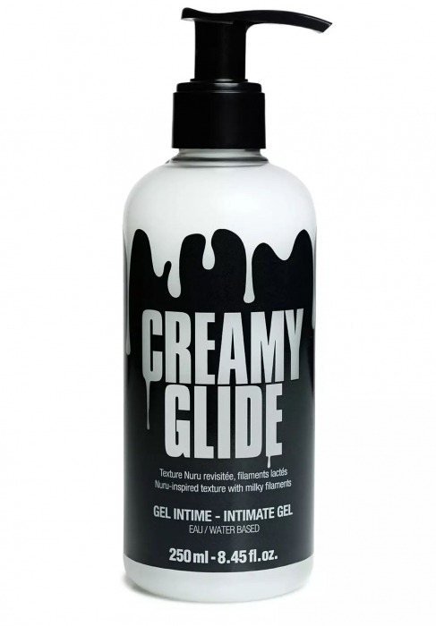 Лубрикант на водной основе Creamy Glide с консистенцией спермы - 250 мл. - Strap-on-me - купить с доставкой в Мытищах