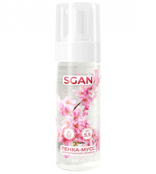 Пенка-мусс для интимной гигиены SGAN с пребиотиками - 150 мл. - SGAN - купить с доставкой в Мытищах