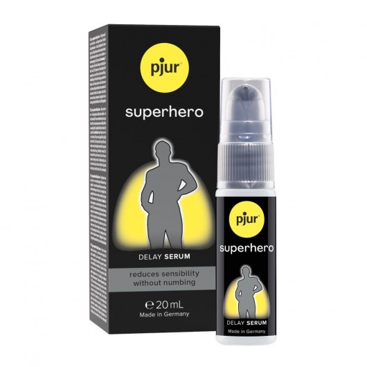 Пролонгатор-сыворотка pjur Superhero Delay Serum - 20 мл. - Pjur - купить с доставкой в Мытищах