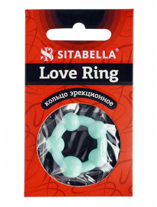 Цветное эрекционное кольцо с 5 бусинами Love Ring - Sitabella - в Мытищах купить с доставкой