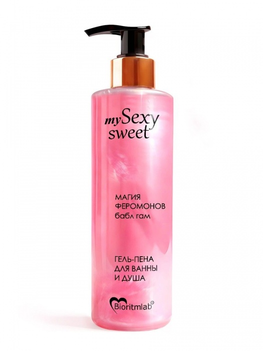 Гель-пена для ванны и душа Sexy Sweet с феромонами и ароматом бабл-гам - 200 мл. -  - Магазин феромонов в Мытищах