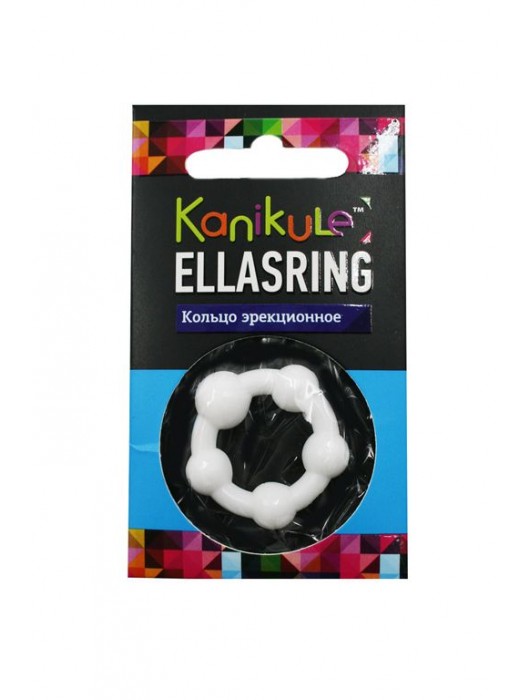 Цветное эрекционное кольцо с шариками Ellasring - Sitabella - в Мытищах купить с доставкой
