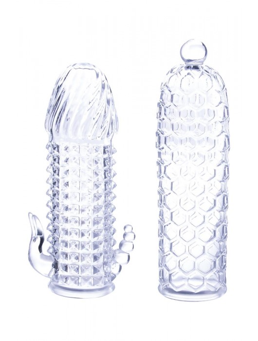 Набор из 2 прозрачных насадок на член Seductive Tickler Sleeves Set - NMC - в Мытищах купить с доставкой