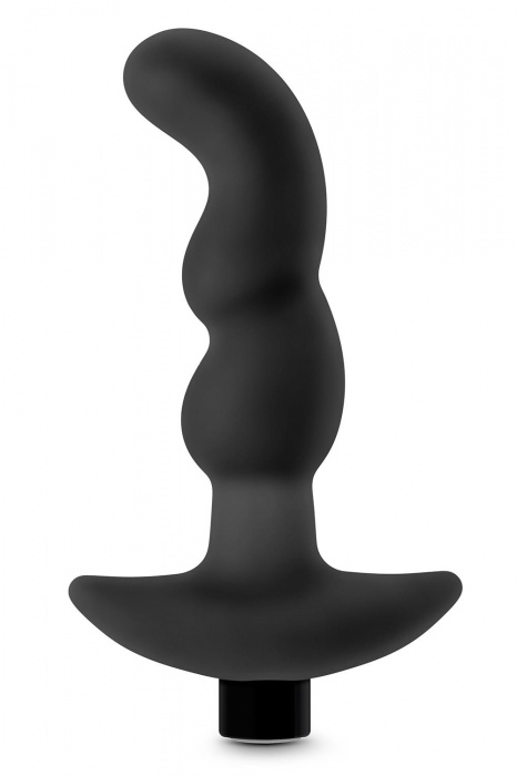 Черный вибромассажер простаты Prostate Massager 03 - 15,2 см. - Blush Novelties - в Мытищах купить с доставкой