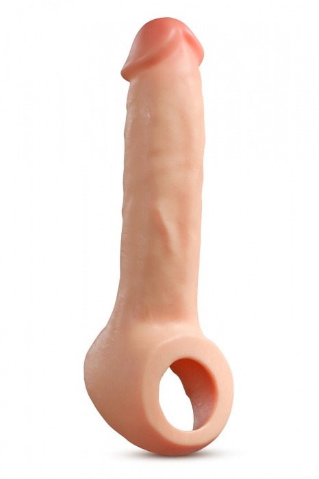 Телесная насадка-удлинитель Thrive 8.75 Inch Realistic Penis Extender Sleeve - 22,2 см. - Blush Novelties - в Мытищах купить с доставкой