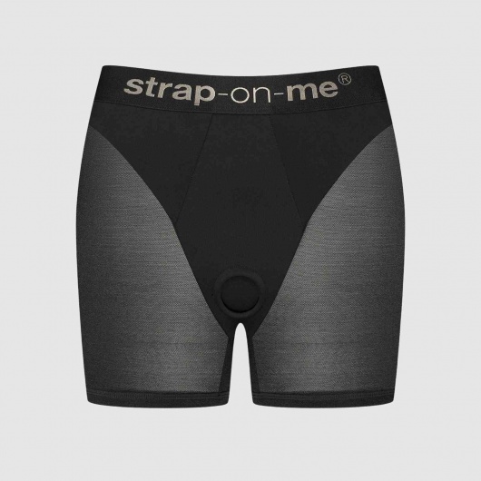 Трусики-шорты для фиксации насадок Strap-on-me Harness Lingerie Halo - size M - Strap-on-me - купить с доставкой в Мытищах