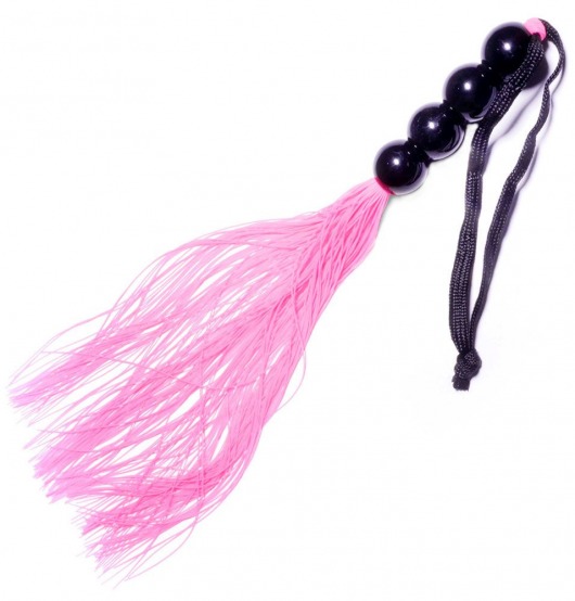 Розовая силиконовая плеть - 35,5 см. - Boys of Toys - купить с доставкой в Мытищах