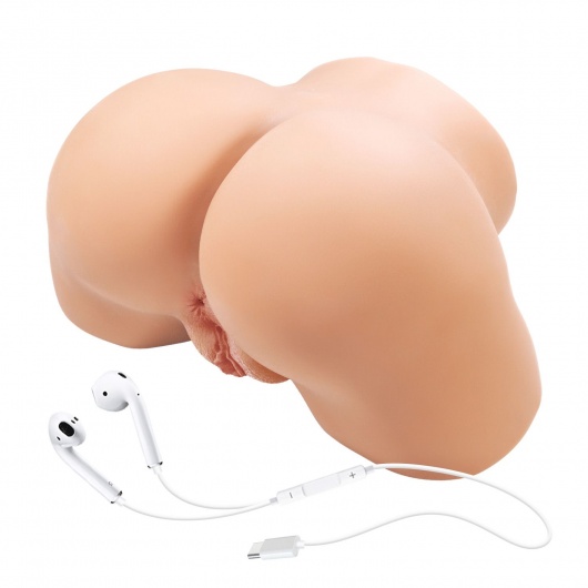 Телесный мастурбатор Olivia с 2 любовными отверстиями - Baile - в Мытищах купить с доставкой
