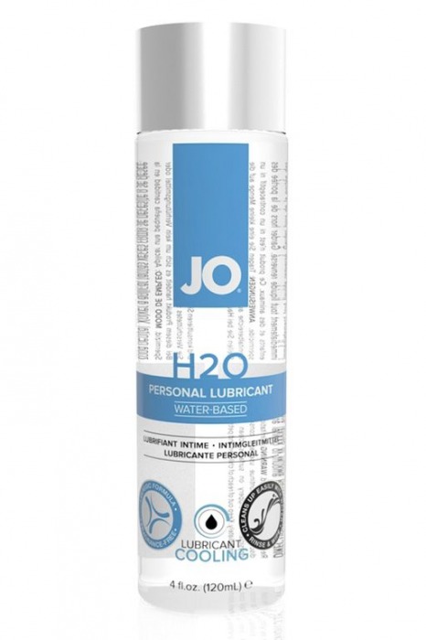 Охлаждающий лубрикант на водной основе JO Personal Lubricant H2O COOLING - 120 мл. - System JO - купить с доставкой в Мытищах