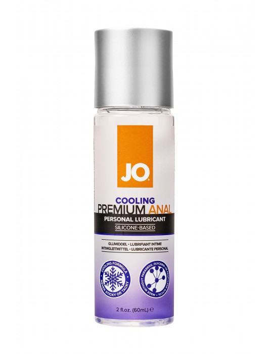 Анальный охлаждающий лубрикант на силиконовой основе JO PREMIUM ANAL COOLING - 60 мл. - System JO - купить с доставкой в Мытищах