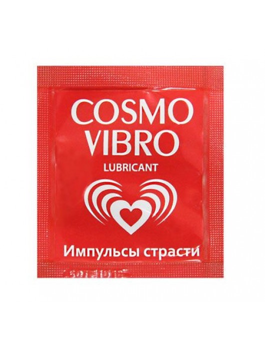 Пробник женского стимулирующего лубриканта на силиконовой основе Cosmo Vibro - 3 гр. - Биоритм - купить с доставкой в Мытищах