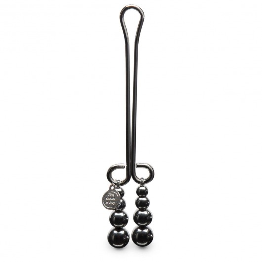Зажим для клитора с бусинами Just Sensation Beaded Clitoral Clamp - Fifty Shades of Grey - купить с доставкой в Мытищах