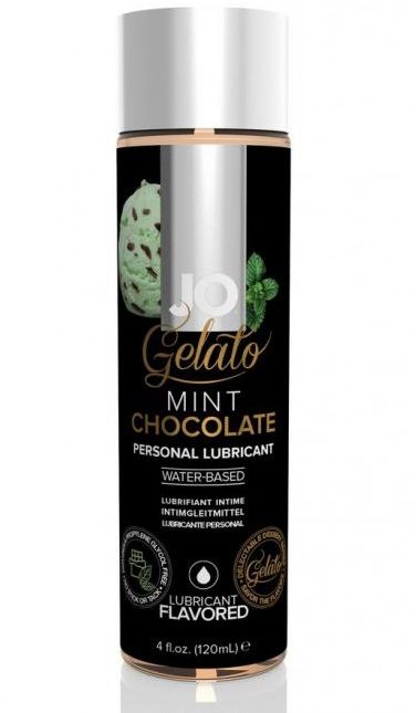 Лубрикант с ароматом мятного шоколада JO GELATO MINT CHOCOLATE - 120 мл. - System JO - купить с доставкой в Мытищах