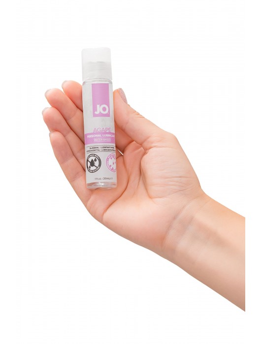 Лубрикант на водной основе для женщин JO AGAPE ORIGINAL - 30 мл. - System JO - купить с доставкой в Мытищах