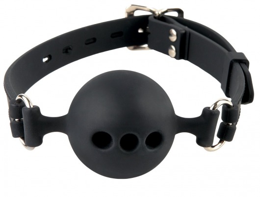 Силиконовый кляп-шар с отверстиями для дыхания Silicone Breathable Ball Gag Small - Pipedream - купить с доставкой в Мытищах
