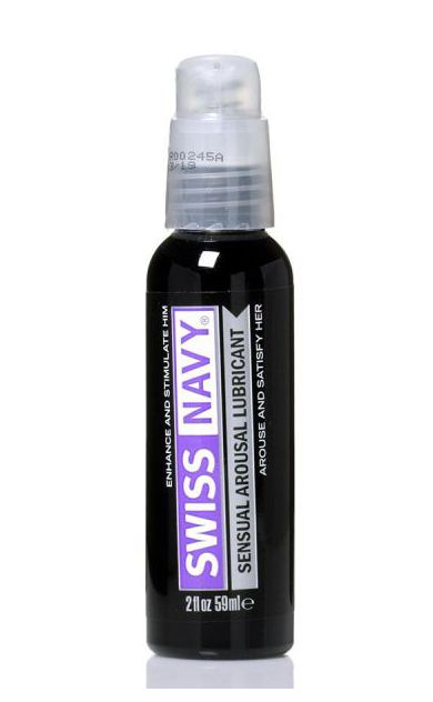 Возбуждающий гель-лубрикант на водной основе Sensual Arousal Lubricant - 59 мл. - Swiss navy - купить с доставкой в Мытищах