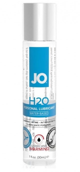 Возбуждающий лубрикант на водной основе JO Personal Lubricant H2O Warming - 30 мл. - System JO - купить с доставкой в Мытищах