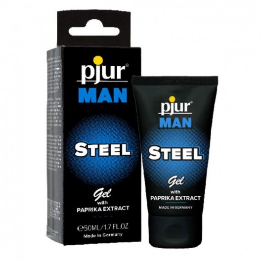 Эрекционный гель для пениса pjur MAN Steel Gel - 50 мл. - Pjur - купить с доставкой в Мытищах