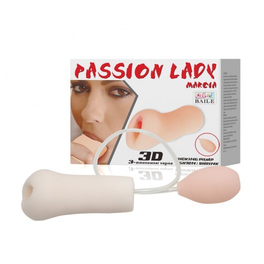 Мастурбатор Passion Lady Marcia с грушей для имитации посасывания - Baile - в Мытищах купить с доставкой