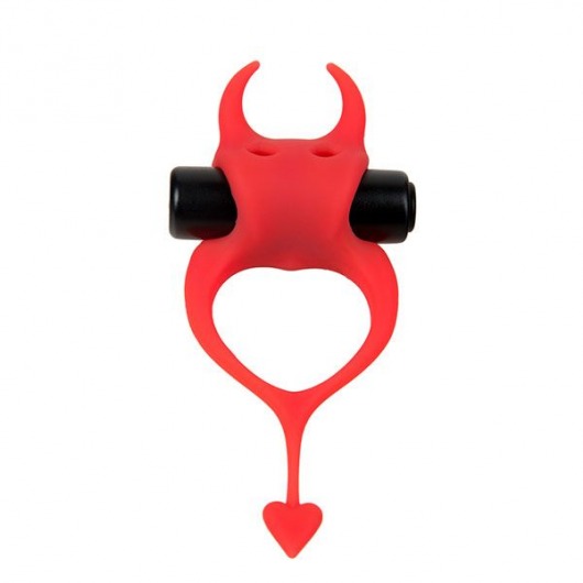 Красное эрекционное кольцо в форме дьяволенка DEVOL COCKRING - Adrien Lastic - в Мытищах купить с доставкой
