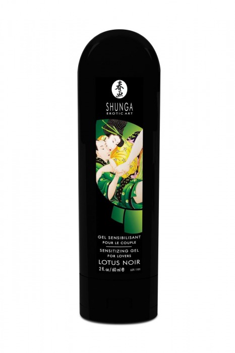 Интимный гель для пар, усиливающий наслаждение, Lotus Noir - 60 мл. - Shunga - купить с доставкой в Мытищах