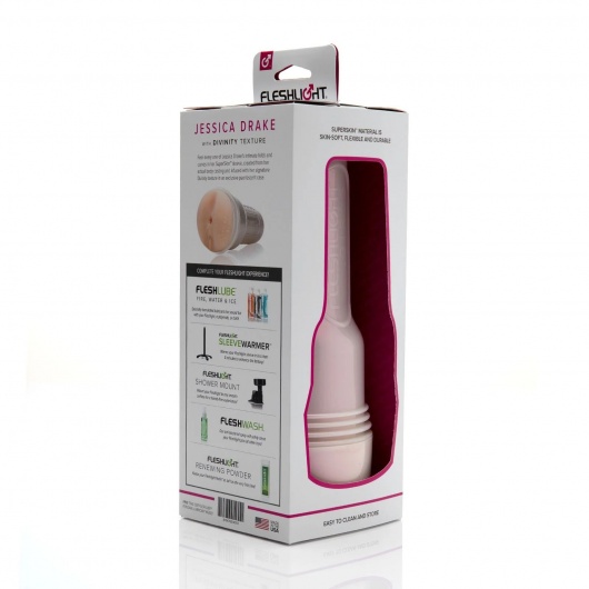 Мастурбатор-вагина Fleshlight Girls - Jessica Drake Heavenly - Fleshlight - в Мытищах купить с доставкой