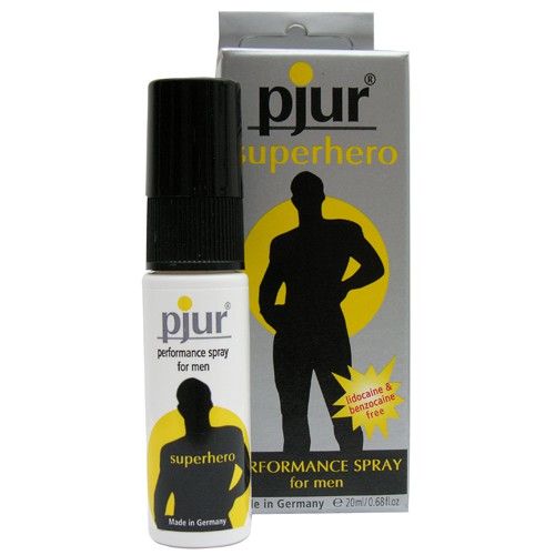 Пролонгирующий мужской спрей pjur SUPERHERO spray - 20 мл. - Pjur - купить с доставкой в Мытищах
