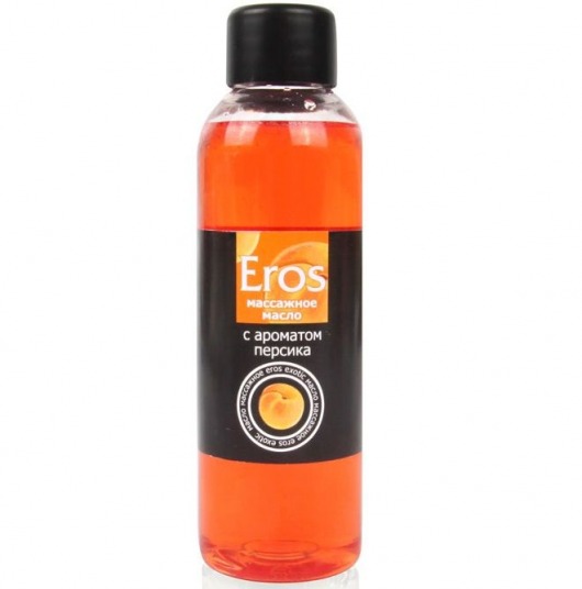 Массажное масло Eros exotic с ароматом персика - 75 мл. - Биоритм - купить с доставкой в Мытищах