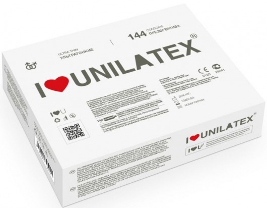Ультратонкие презервативы Unilatex Ultra Thin - 144 шт. - Unilatex - купить с доставкой в Мытищах