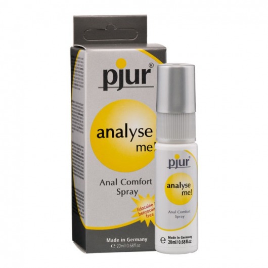 Обезболивающий анальный спрей pjur ANALYSE ME - 20 мл. - Pjur - купить с доставкой в Мытищах