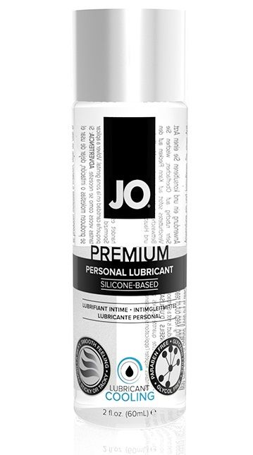 Охлаждающий лубрикант на силиконовой основе JO Personal Premium Lubricant Cooling - 60 мл. - System JO - купить с доставкой в Мытищах